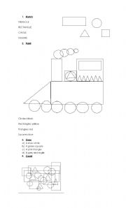 English worksheet: Shapes