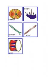 English worksheet: musical instruments!!!