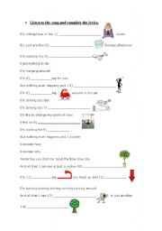 English Worksheet: lemon tree (part 2)