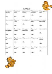 English Worksheet: Bingo Friends
