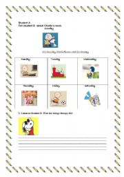 English Worksheet:  Past simple- Charlie Brown and Snoopy