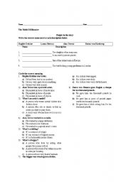 English worksheet: the model millionaire by oscar wilde