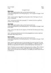 English Worksheet: Immigration Jigsaw Project