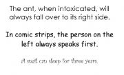 English worksheet: Strange Facts