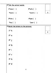 English Worksheet: Activity