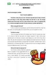 English Worksheet: Worksheet