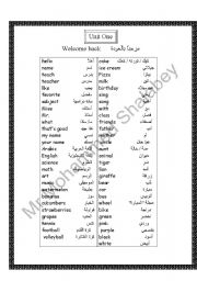 English Worksheet: Food