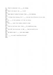 English Worksheet: must/can