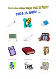 classroom materials