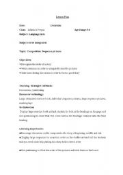English Worksheet: Language arts lesson in Sequencing Stories