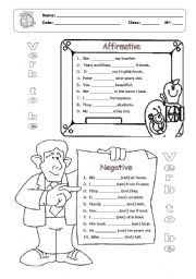 Verb To Be Affirmative And Negative Form Esl Worksheet By Anniesa Hot My Xxx Hot Girl