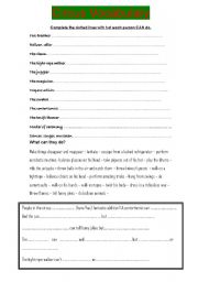 English Worksheet: Circus Vocabulary