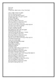 English worksheet: This Love - Maroon 5