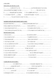 English worksheet: auxiliaries