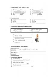 English Worksheet: Remedial work