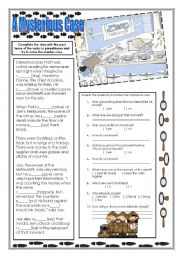 English Worksheet: A Mysterious Case