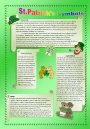 English Worksheet: St.Patricks Day Holiday ( part 2 )
