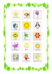 English Worksheet: Stickers!