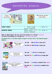 English Worksheet: Reported Speech