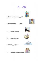English Worksheet: 