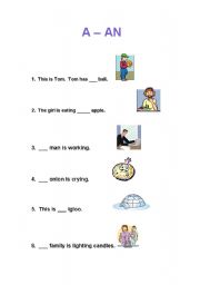 English worksheet: 