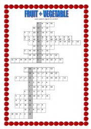 English Worksheet: Food puzzle