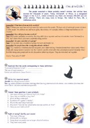 English Worksheet: Interview of a witch