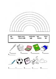 English worksheet: Colors and objects