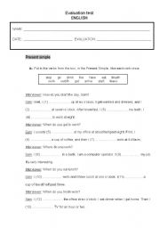 English Worksheet: Present Simple - 3 pages
