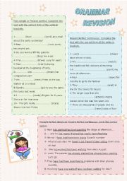 English Worksheet: grammar revision