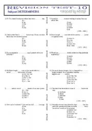 English worksheet: DETERMINERS    (REVEW)