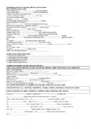 English Worksheet: vocabulary exercises on diseases, illnesses and accidents