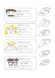 English Worksheet: SHAPES