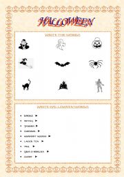 English Worksheet: HALLOWEEN 2