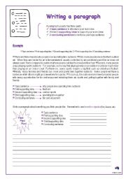 The Writing Process Part 4: Checking Your Paragraph (2 pages + key) - ESL  worksheet by juliag