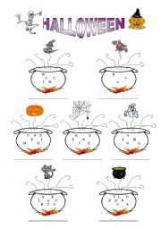 English Worksheet: Halloween