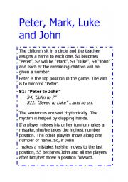 English Worksheet: My favourite games collection (4 / 4)