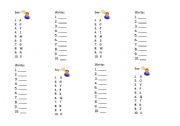 English worksheet: Alphabet Partner Dictation