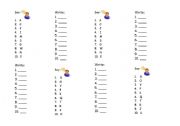 English Worksheet: Alphabet Partner Dictation