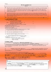 English Worksheet: TEST FOR 9TH FORM 