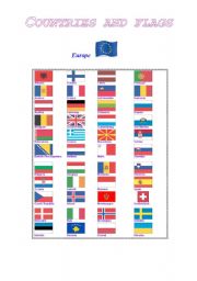 Lands and flags of Europe