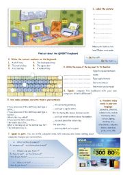English Worksheet: Computers