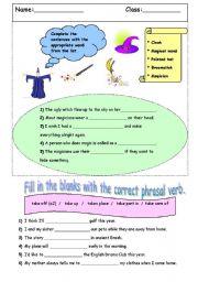 English worksheet: worksheet