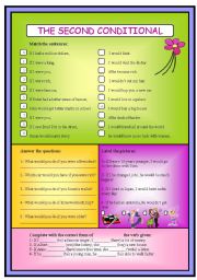 English Worksheet: Second Conditional