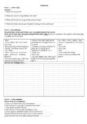 English worksheet: Friends - Joe speaks French