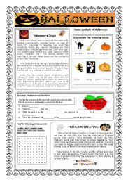 Halloween Worksheet