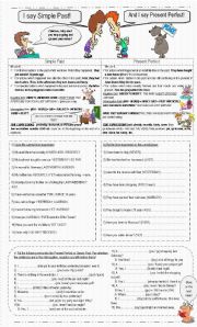 English Worksheet: Simple Past or Present Perfect?