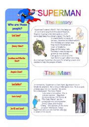 English Worksheet: Superman