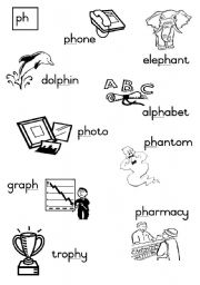 English Worksheet: -ph Consonant diagraph