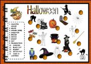 Halloween matching activity